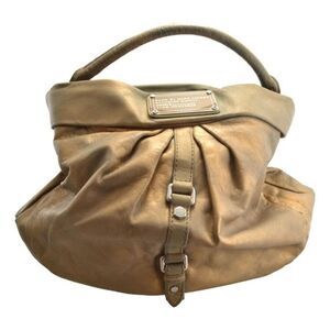 Marc by Marc Jacobs Standard Supply Workwear Dusty Golden Leather Tote Purse